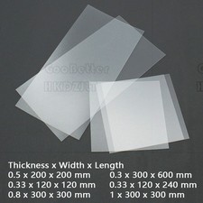 Frosted Translucent PVC Plastic Sheet Thin Clear 0.3mm - 1mm Thick Plastic Panel