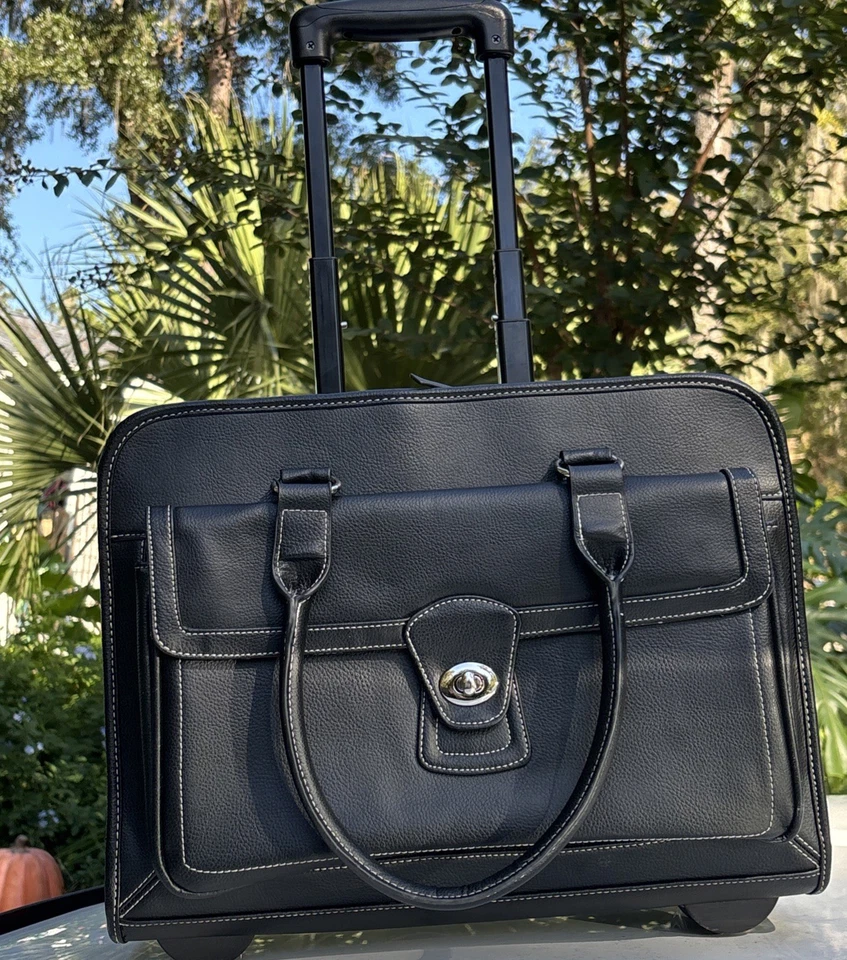 SAMSONITE Bolsa con Ruedas Maletín Maleta de Transporte Viaje Laptop Autobús. ¡Guapo!��  Foto 2 de 4