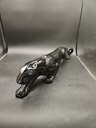 VTG. Royal Hager Stalking Black Panther Figurine - Afbeelding 1 van 6