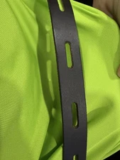 Womens Large 100% Leather Belt With Cut Out Detail