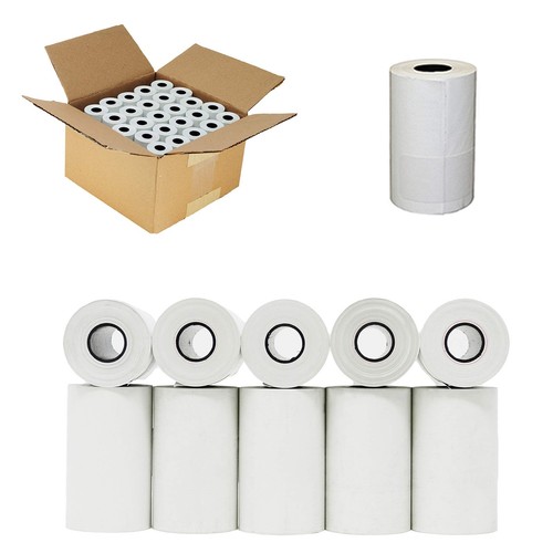 (50 Rolls) 2 1/4 x 55 Thermal Paper Rolls (57mm x 30mm) For New Square Termin... - 第 3/4 張圖片