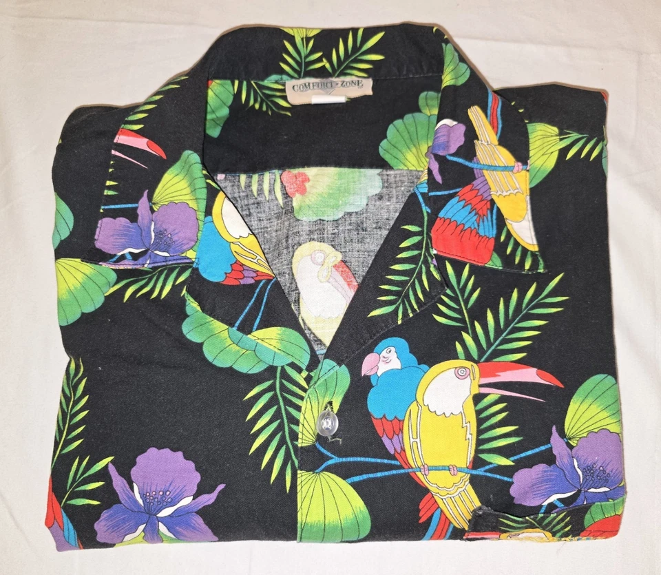 Camisa Comfort Zone Margaritaville Key West Jimmy Buffet Aloha 100% Algodón XL Foto 2 de 4