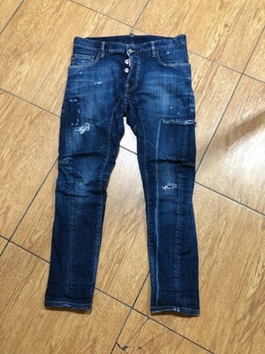 DSQUARED2 Distressed MENS JEAN  Jeans Pants Blue 48