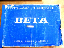 BETA 50cc- all models 1978 ILLUSTRATED FACTORY PARTS BOOK, rare