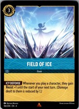 Field of Ice Ursula's Return 166/204 Rare Lorcana Near Mint