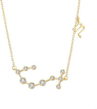 18K Gold Plated Astrology Zodiac Constellation Horoscope Necklace