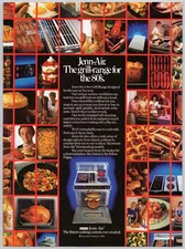 Jenn-Air Grill-Range Cooktop Oven Accessories 1984 Vintage Print Ad