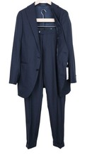 SUITSUPPLY La Spalla Men Suit UK36R Slim 2-Piece Blue Formal Pure Wool Classic