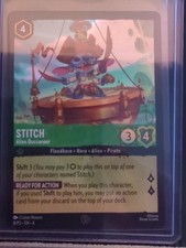 Disney Lorcana Stitch - Alien Buccaneer Promo Foil Card 8P2-EN-6