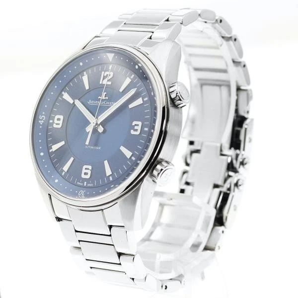 Jaeger LeCoultre — Jaeger-LeCoultre Polaris 841.8.37.S/Q9008180 41mm SS Blue Dial Watch #C2075