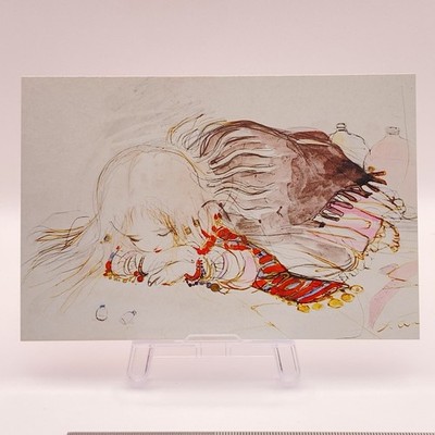 Angel's Egg Animage 1986 New Year Postcard Japanese Retro Rare Yoshitaka Amano