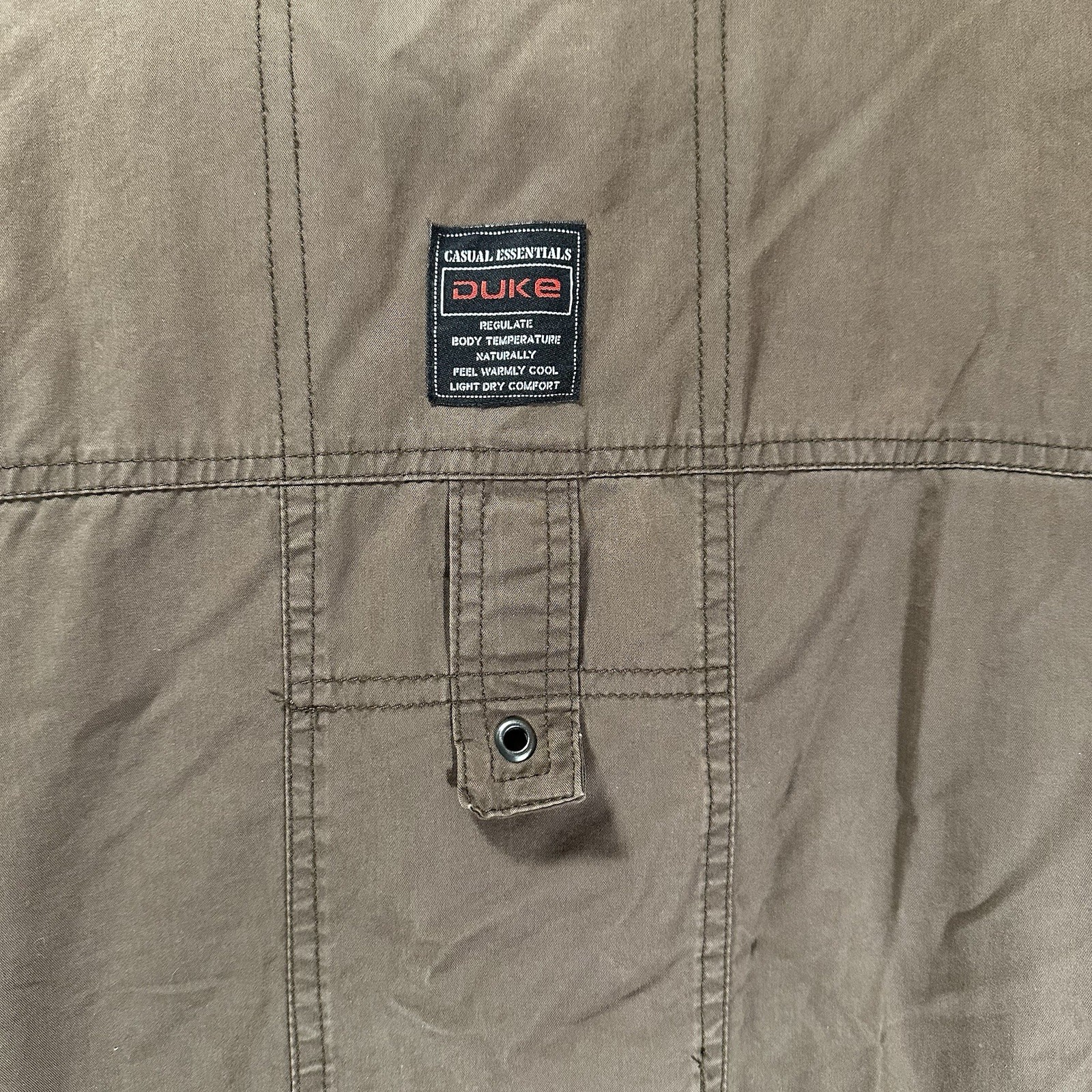 Casual Essentials DUKE Brown Collared Utility Jac… - image 13