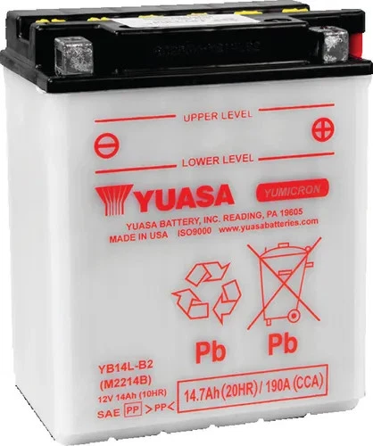 Batería seca convencional Yumicron YB14L-B2 - 30,4 oz Suzuki GS1150EF2 85 Foto 4 de 4