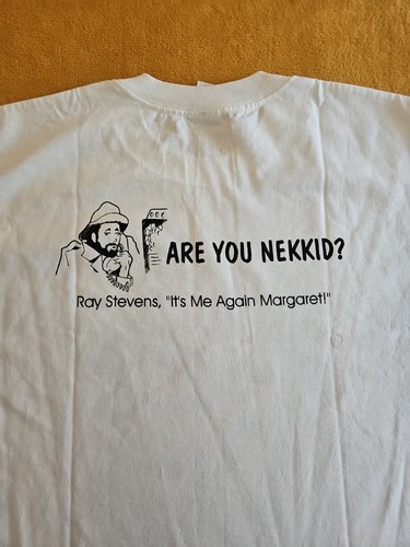 Ray Stevens T-Shirt Size L It’s Me Again Margaret Vintage White - Picture 4 of 5