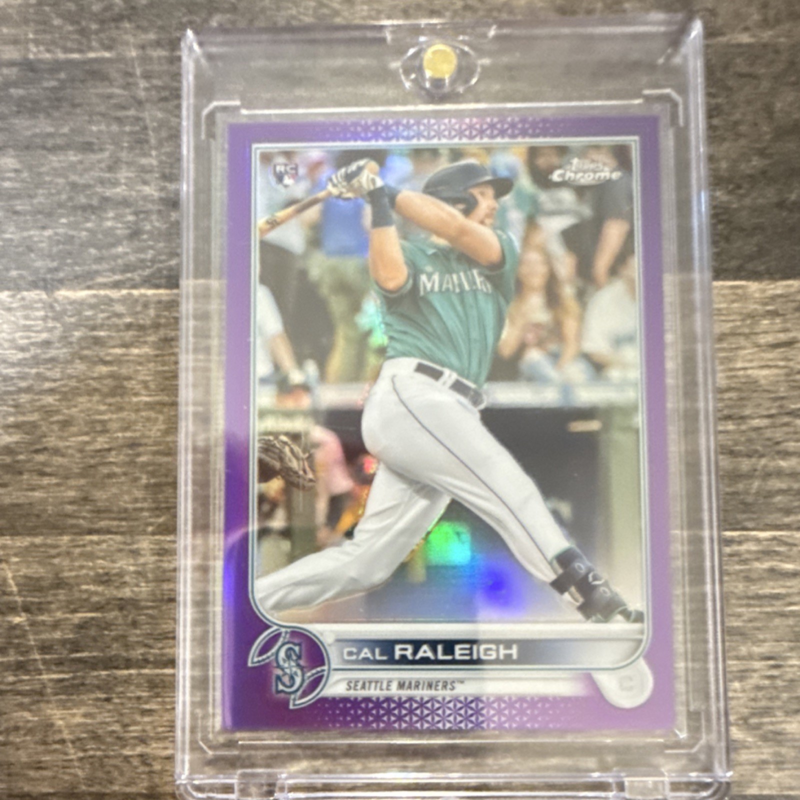 Topps 2022 Chrome /250  Purple Refractor Cal Raleigh #149 Seattle Mariners MLB