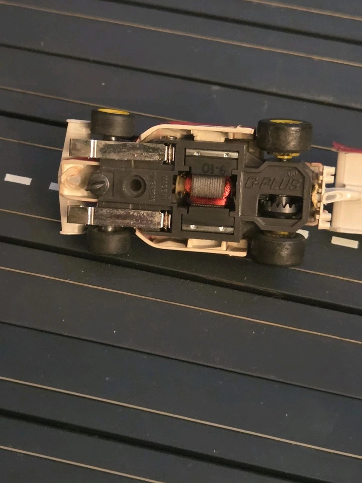 AFX AURORA HO SLOT CAR #1734 INDY FERRARI F1 ROJO/BLANCO #6 CALCOMANÍAS HEUER/GOODYEAR 7 Foto 3 de 3