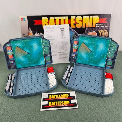 Vintage Battleship Milton Bradley 1996 90s War Classic Board Game Complete