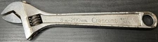 Vintage Crescent 10" Adjustable Wrench Crestoloy Steel Made In USA
