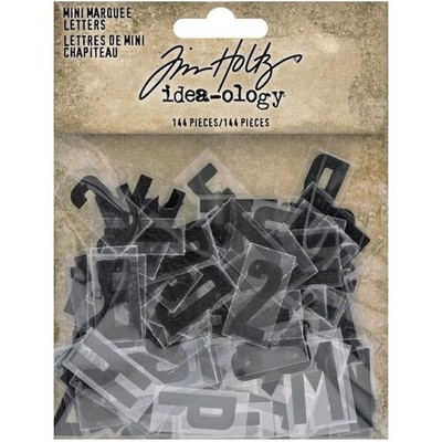 Tim Holtz Idea-ology Mini Festzelt Buchstaben 144 Stück TH94127