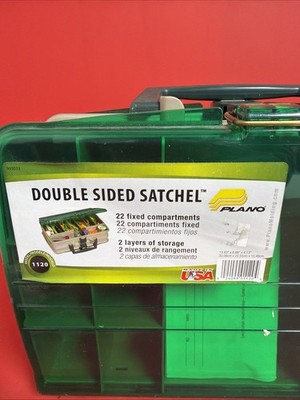 Plano 1120 Double Sided Satchel Tackle Fishing Box Organizer | eBay