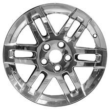 Plated Chrome 6 Double Spoke 17 x 6.5 Used Wheel
