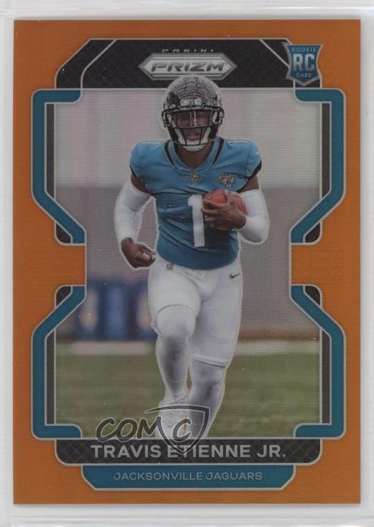 2021 Panini Prizm Rookie Orange Prizm 118/249 Travis Etienne Jr #344 Rookie RC