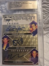 RAY LIOTTA 1/1 SUPER PRISMATIC GOLD TRIPL AUTO!🏆LEAF VIBRANCE TRIPLICITY PROOF!