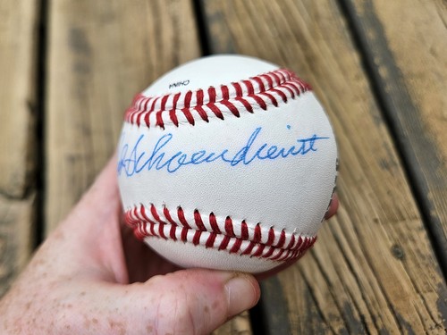 Red Schoendienst SIGNIERT HANDSIGNIERT BASEBALL MLB Wilson Cardinals - Bild 5 von 10