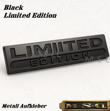 3D Limited Edition Black Metall Aufkleber Auto Tuning Logo Schriftzug Motorsport