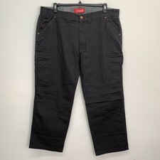 Coleman Men's Pants 40 x 30 Tear Resistant Stretch Utility Pant Phantom Gray