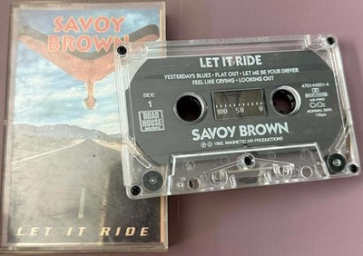 Savoy Brown - Let it Ride Cassette Tape VG+ C28