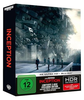 INCEPTION - Ultimate Collector's Edition (4K Ultra HD + Blu-ray + Bonus-Blu-ray)