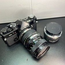 Olympus OM-2 SLR 35mm Film Camera F.Zuiko Auto-S 50mm 7 Element Tele Converter