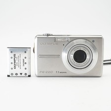 Good , operation confirmed, OLYMPUS FE-220 compact digital camera,
