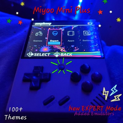 Miyoo Mini Plus Gaming Handheld  Onion OS, 50 Consoles, 100 Themes, Expert -128G