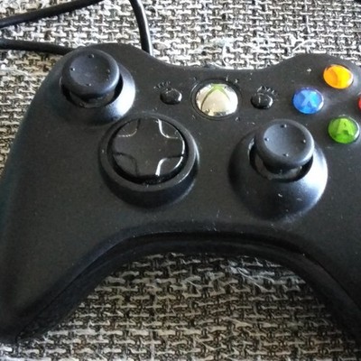Microsoft Xbox 360 Controller ergonomisch verkabelt Schwarz X813147-001
