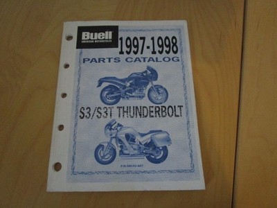 Harley Buell S3/S3T Thunderbolt 1997-1998 Teile Katalog Parts Catalog 99570-98Y