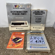 Commodore Vic 20 Books And Tape Programs Lot