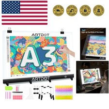 A3 LED Light Pad for Diamond Art Kits for Adults, USB Powered Light Board Kit...