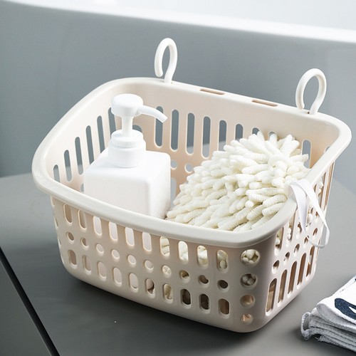 Cesta de almacenamiento de cosméticos cestas de plástico para organizar contenedor colgante - Imagen 8 de 11