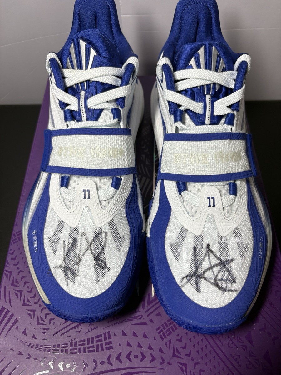 Kyrie Irving Signed ANTA KAI 1 Duke Shoes Autographed Mavericks