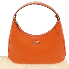 SALVATORE FERRAGAMO Gancini Logo Shoulder Bag...