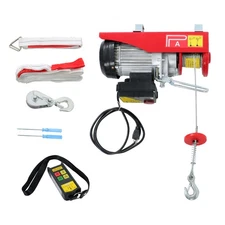 LABLT 880lbs Electric Hoist & 328ft Wireless Remote Control, 40ft/20ft Lifting