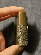 Antique Brass Harley-Davidson Eagle & Shield Zippo Lighter 1997 New in Box