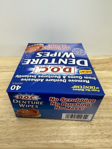 Zahnarzt auf Abruf Zahnersatztücher D.O.C. NEU Auslaufmodell 40 Stück - Bild 4 von 4