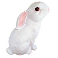 Hasenfigur Weiß 53Cm Deko Hase Osterdeko Garten Kaninchen Figur Wie Echt