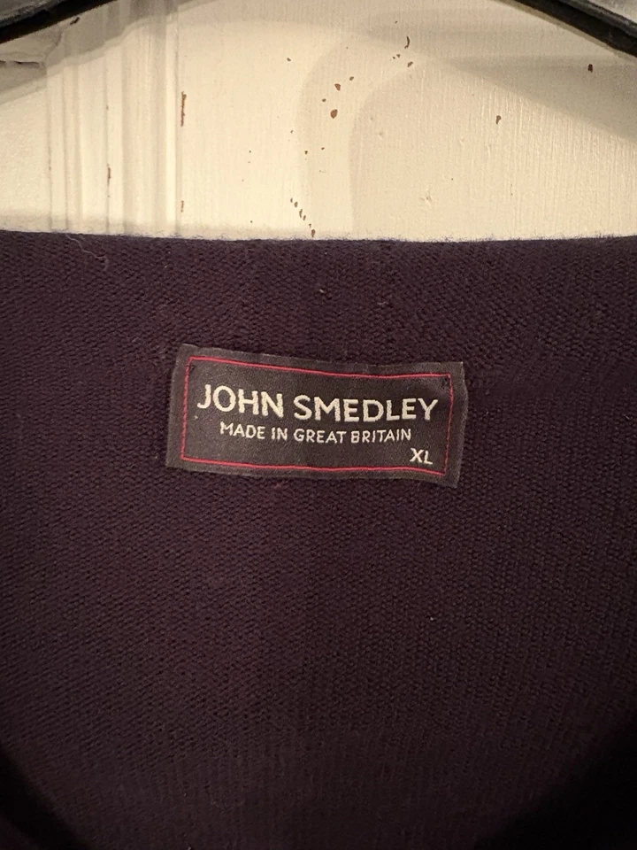 Sudadera con capucha John Smedley negra 100 % lana merino talla M/L (se ajusta como) Foto 4 de 4