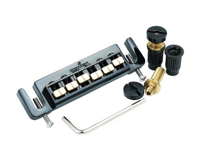 Wraparound Guitar Bridge with Locking Stud, String Space 10.5mm Bridge Replac...