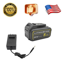 20V 5.0Ah Single Battery  Charger Set for 20v Cordless powerful Tools