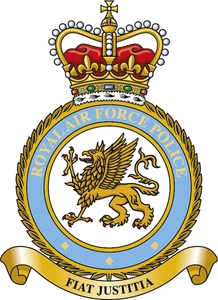 Royal Air Force Police RAF badge patch Self Adhesive Vinyl Sticker